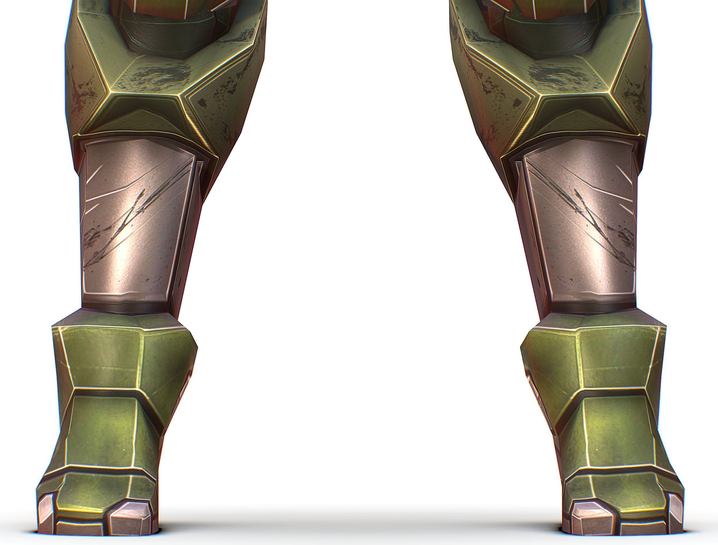 Cartoon Sci-Fi Cyborg Drone Trooper Soldier Low-poly 3D model_20