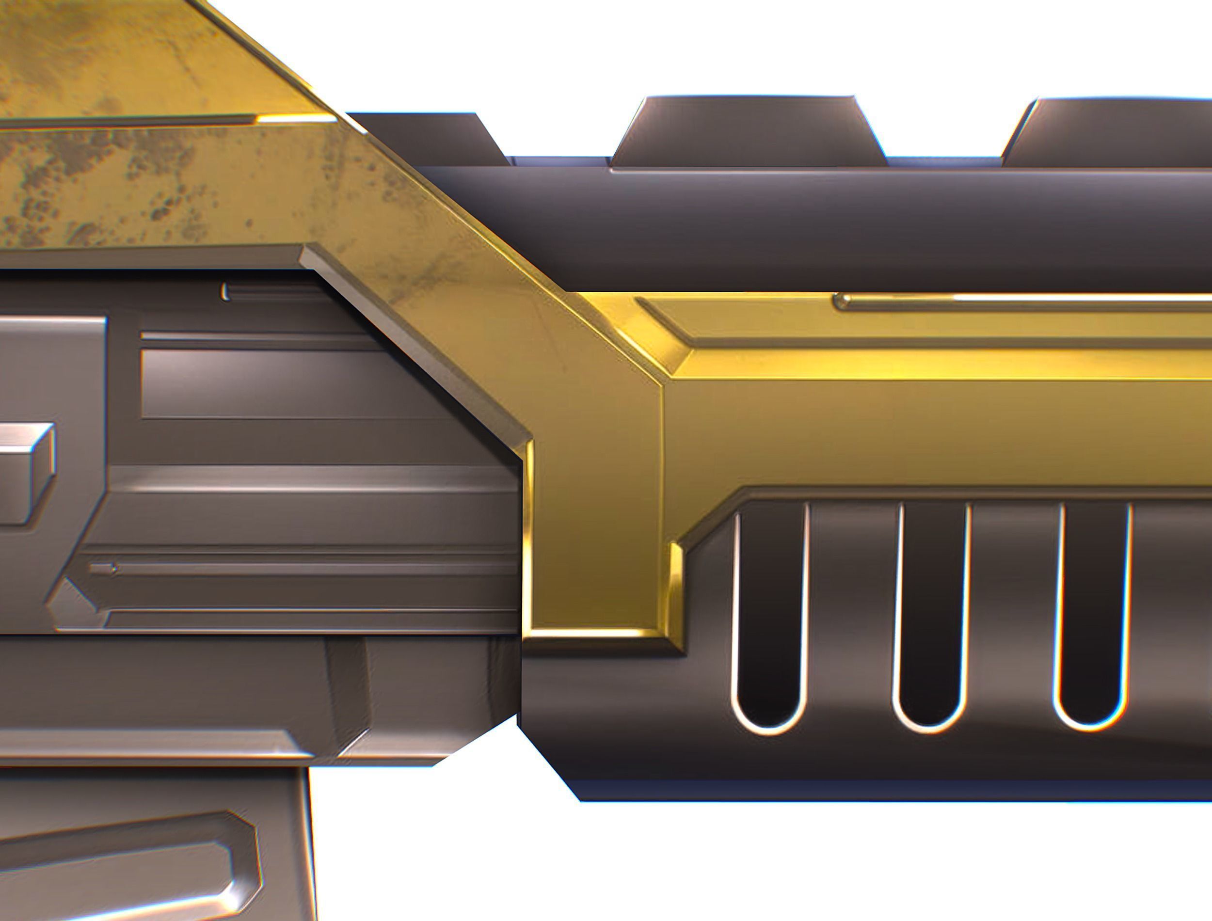 Cartoon Sci-Fi Cyborg Drone Trooper Soldier Low-poly 3D model_69