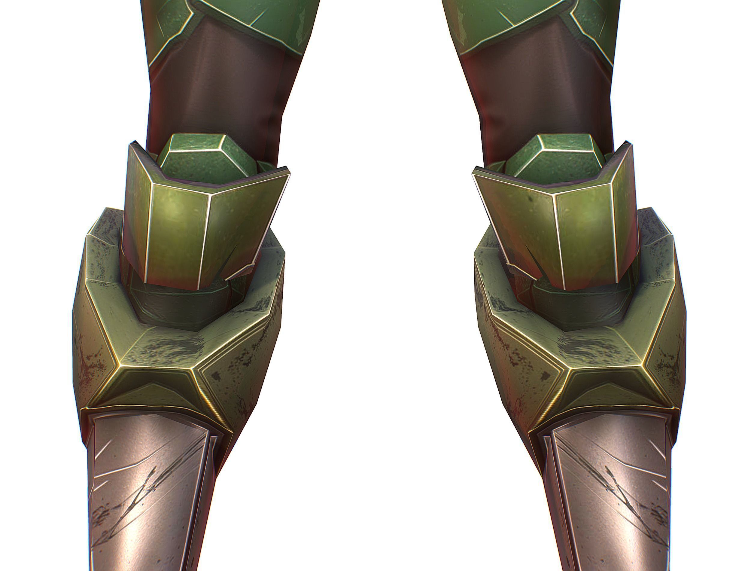 Cartoon Sci-Fi Cyborg Drone Trooper Soldier Low-poly 3D model_19