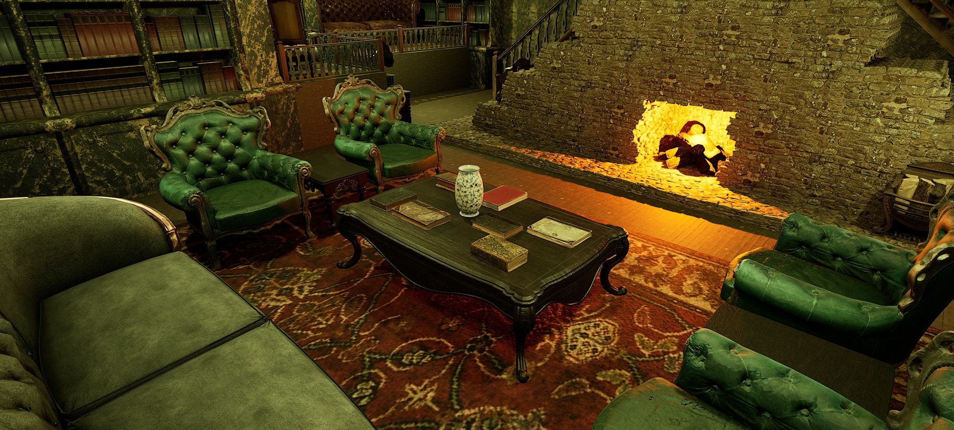Cozy Victorian Fantasy Hall 3D model_42