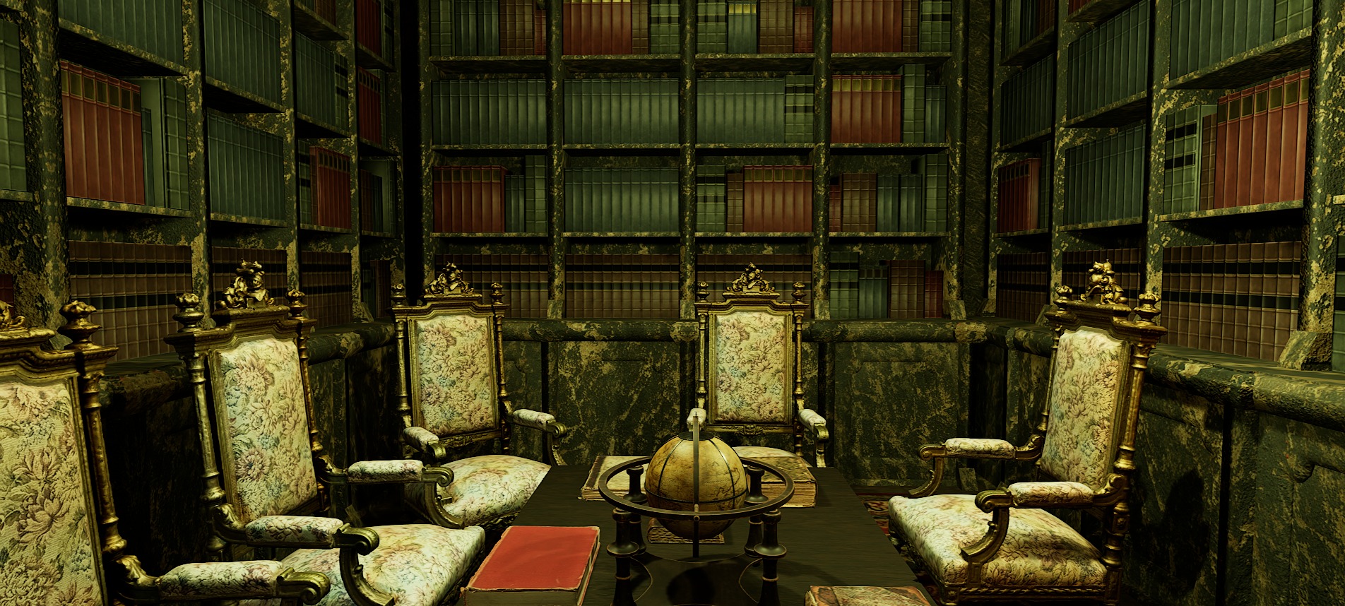 Cozy Victorian Fantasy Hall 3D model_20