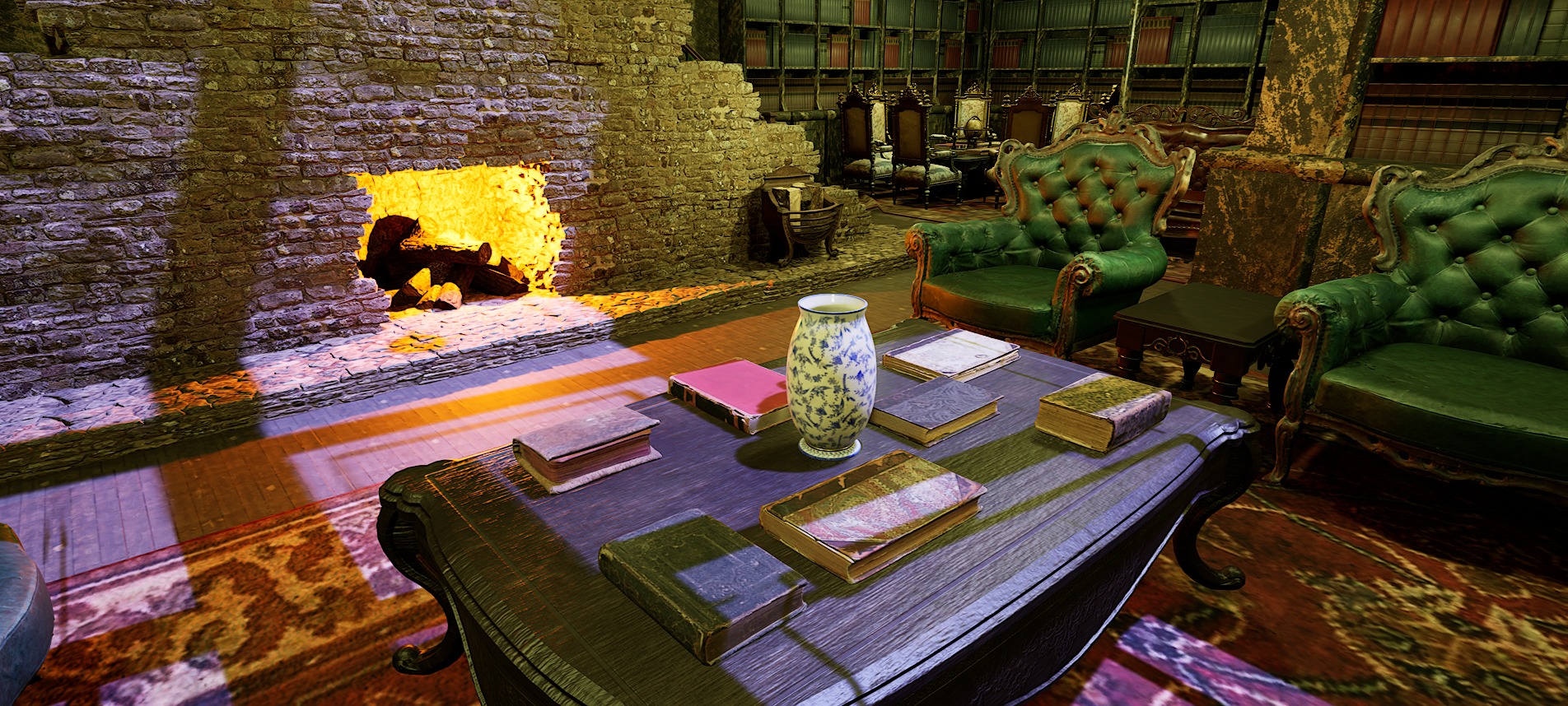 Cozy Victorian Fantasy Hall 3D model_6