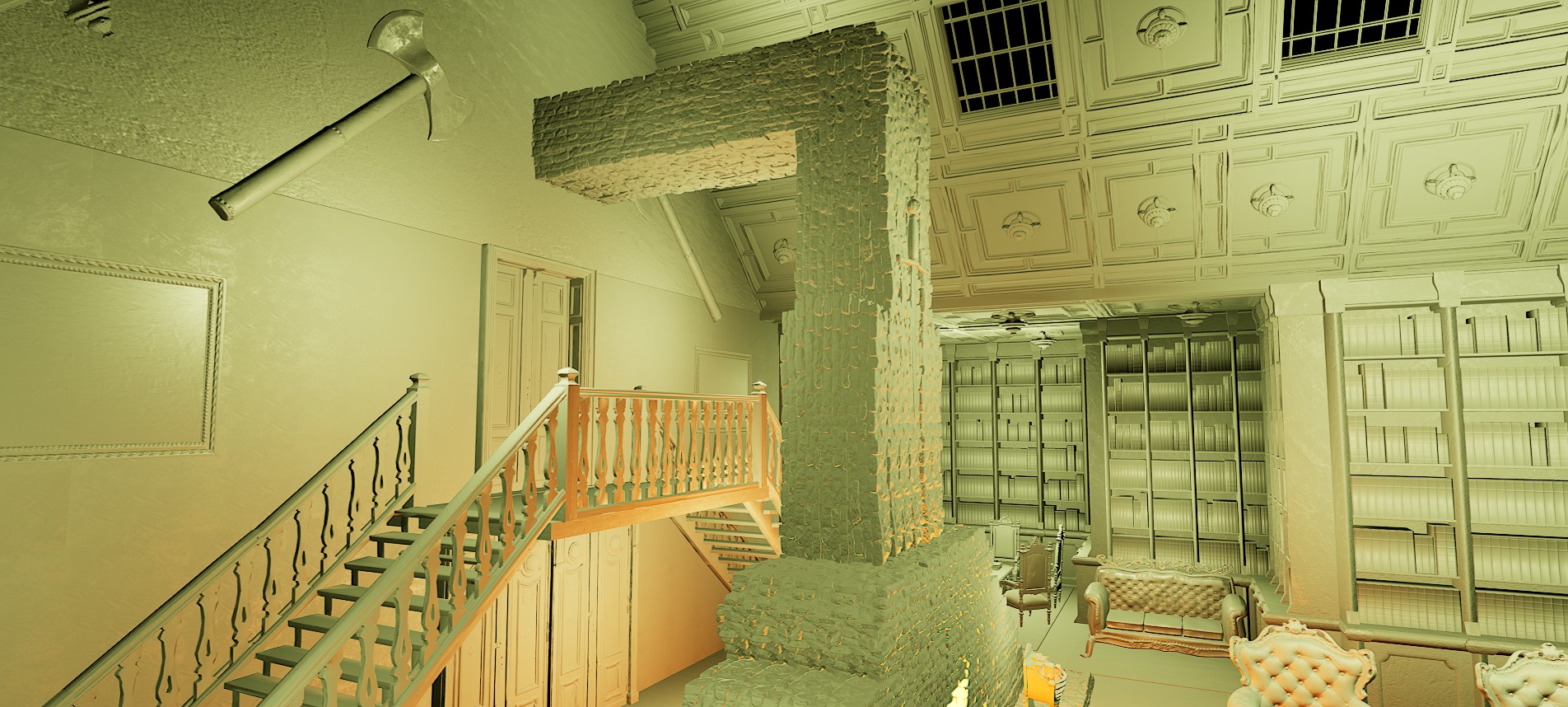 Cozy Victorian Fantasy Hall 3D model_46