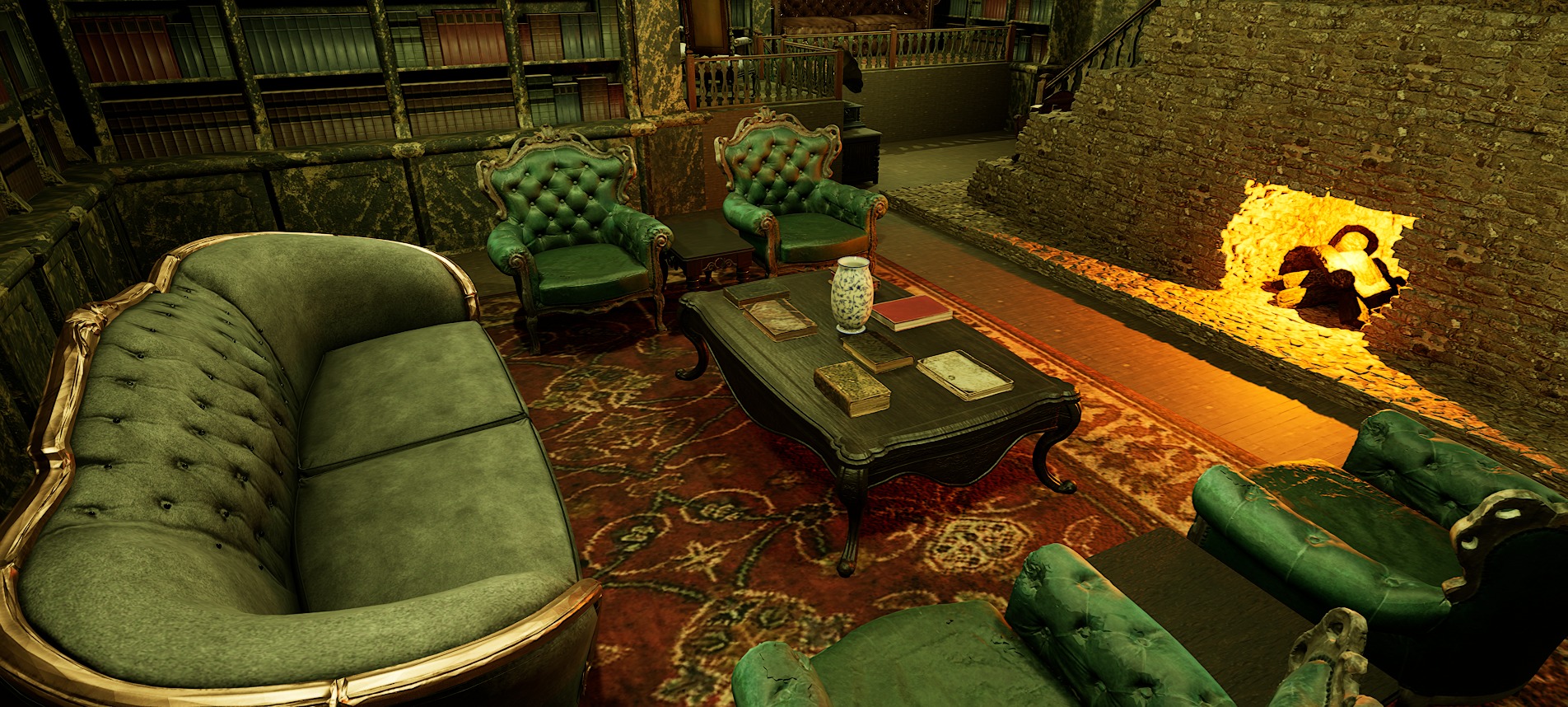 Cozy Victorian Fantasy Hall 3D model_43