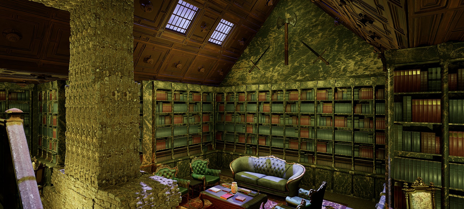 Cozy Victorian Fantasy Hall 3D model_13