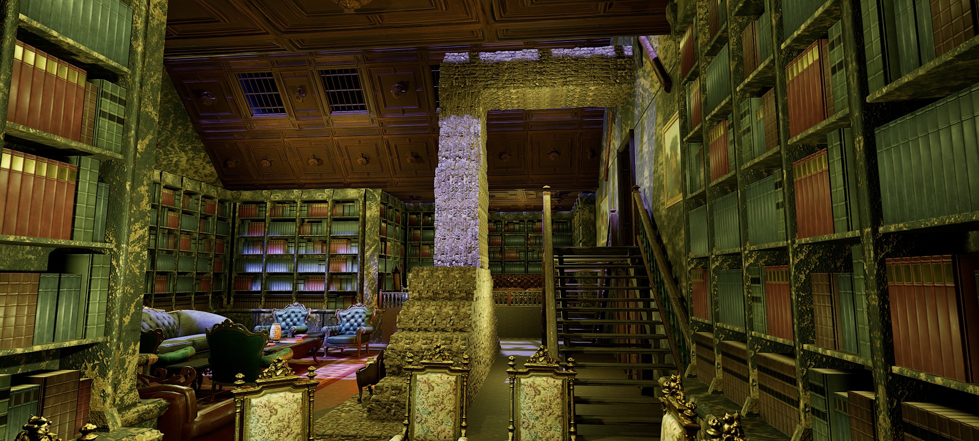 Cozy Victorian Fantasy Hall 3D model_22