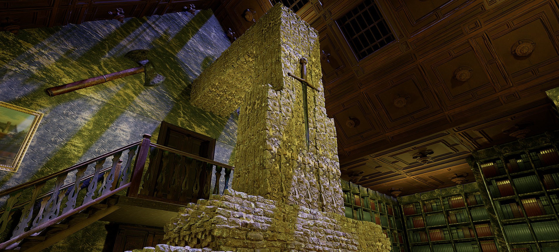 Cozy Victorian Fantasy Hall 3D model_9