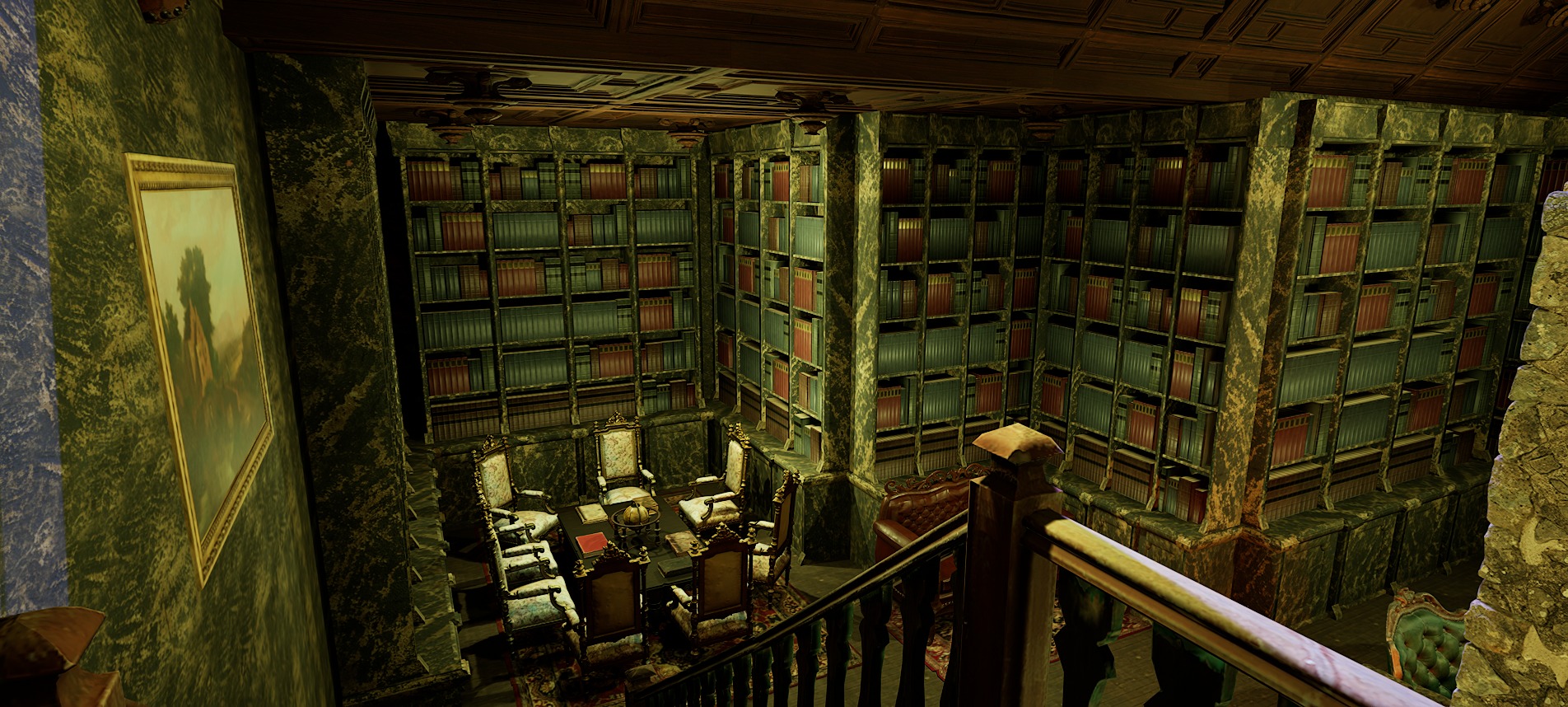 Cozy Victorian Fantasy Hall 3D model_15