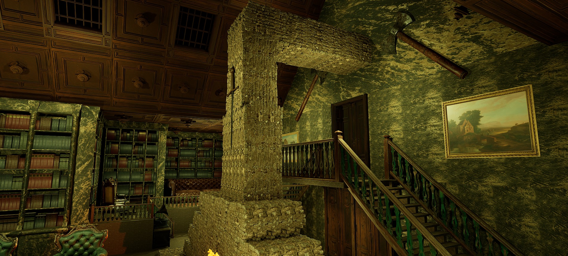 Cozy Victorian Fantasy Hall 3D model_38