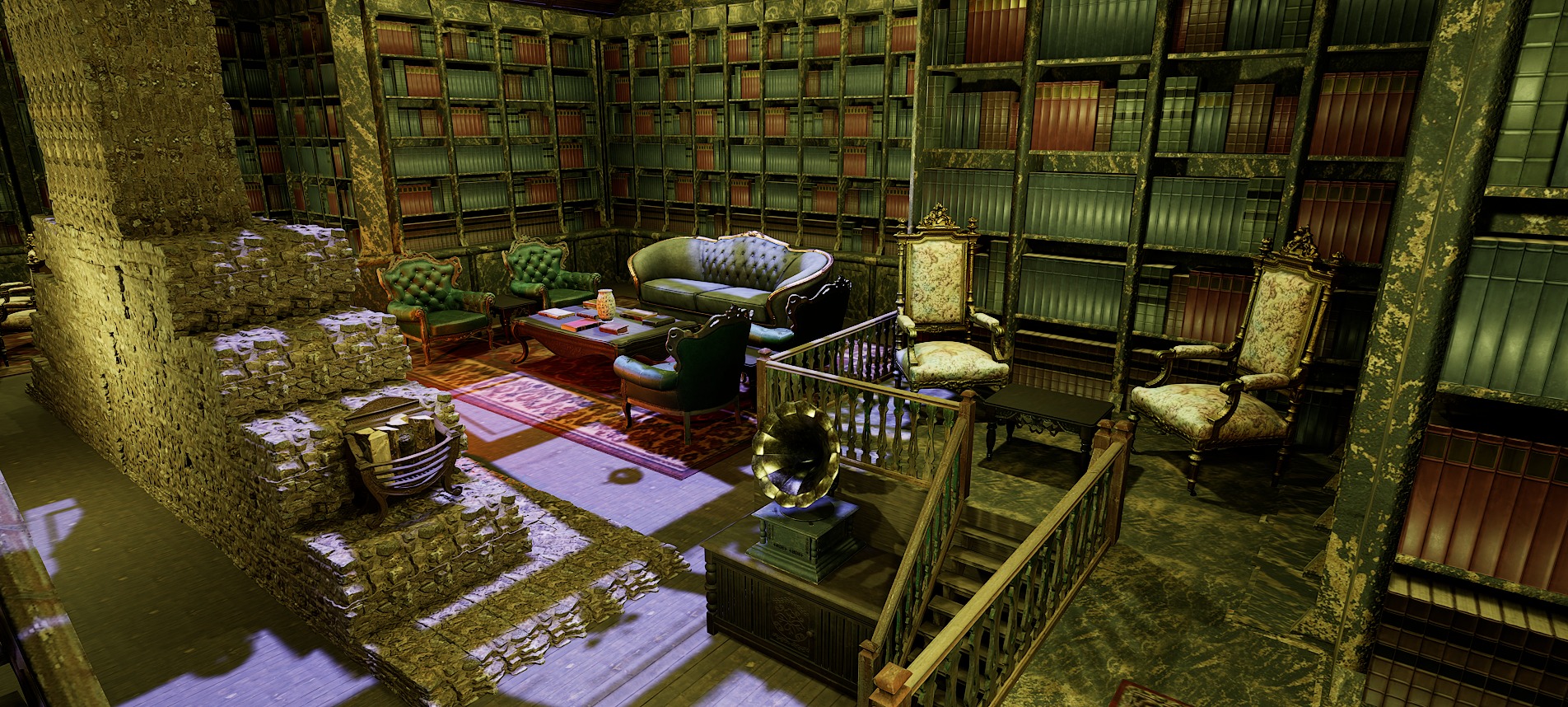 Cozy Victorian Fantasy Hall 3D model_29