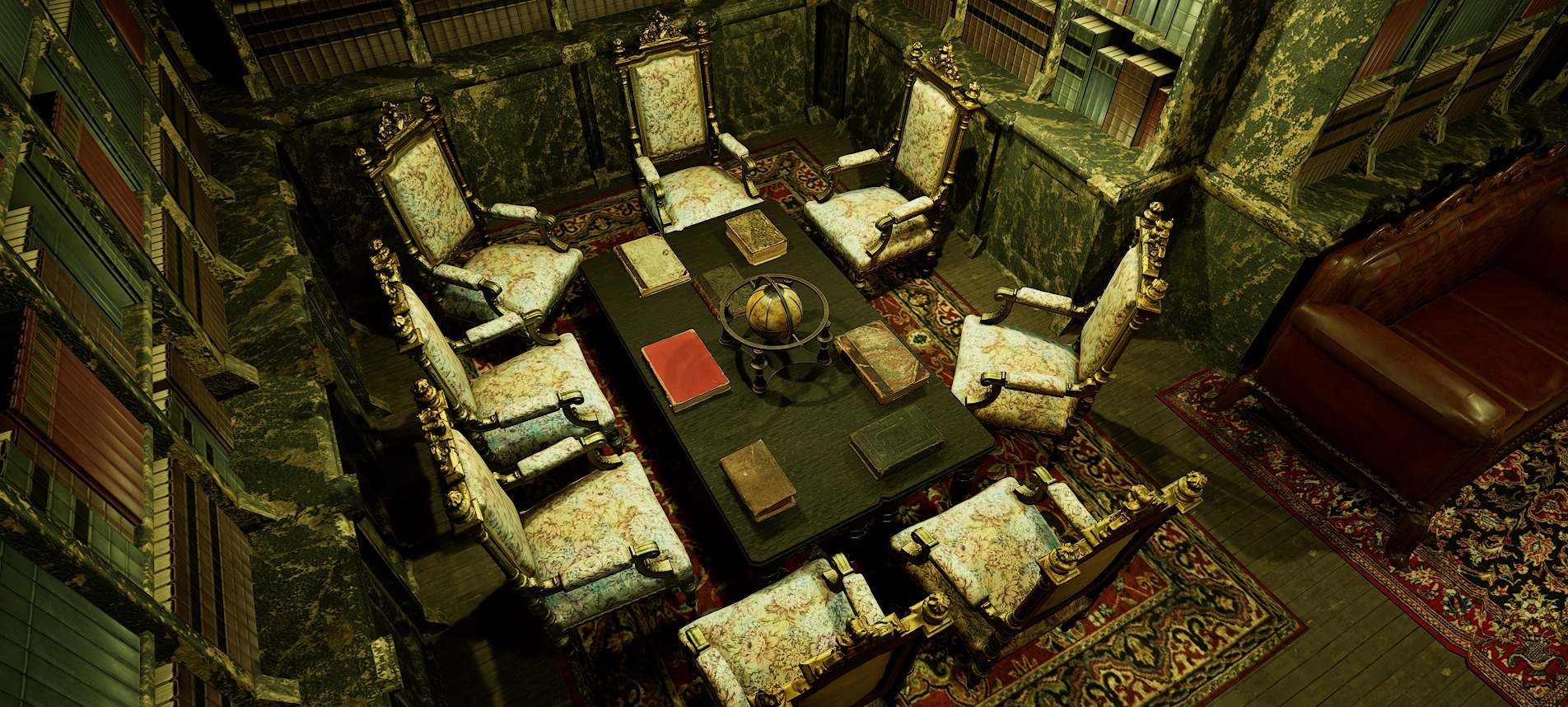 Cozy Victorian Fantasy Hall 3D model_17