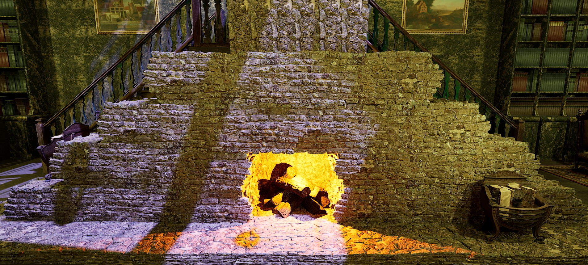 Cozy Victorian Fantasy Hall 3D model_8