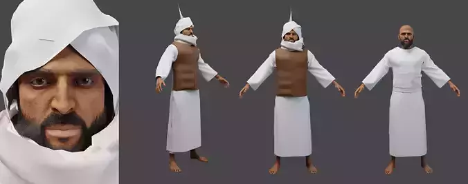 Arabic Male Character 3D model