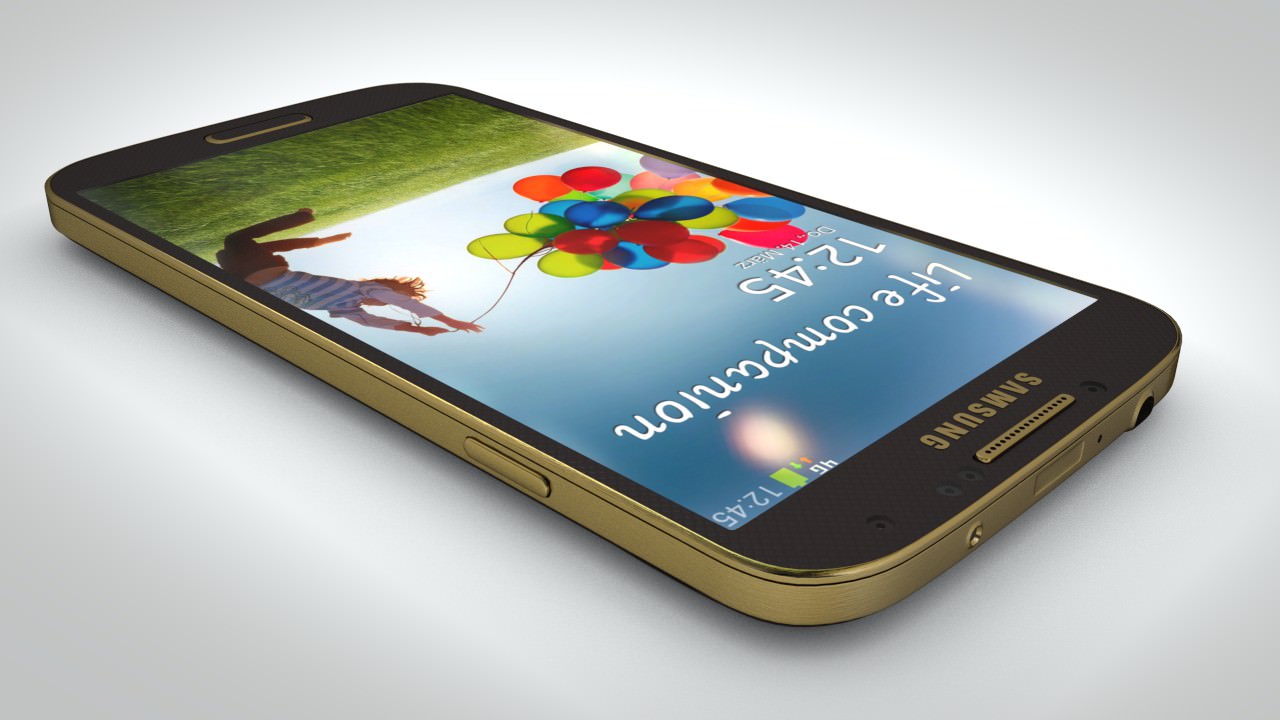 Samsung Galaxy S4 Smartphone 3D model_8