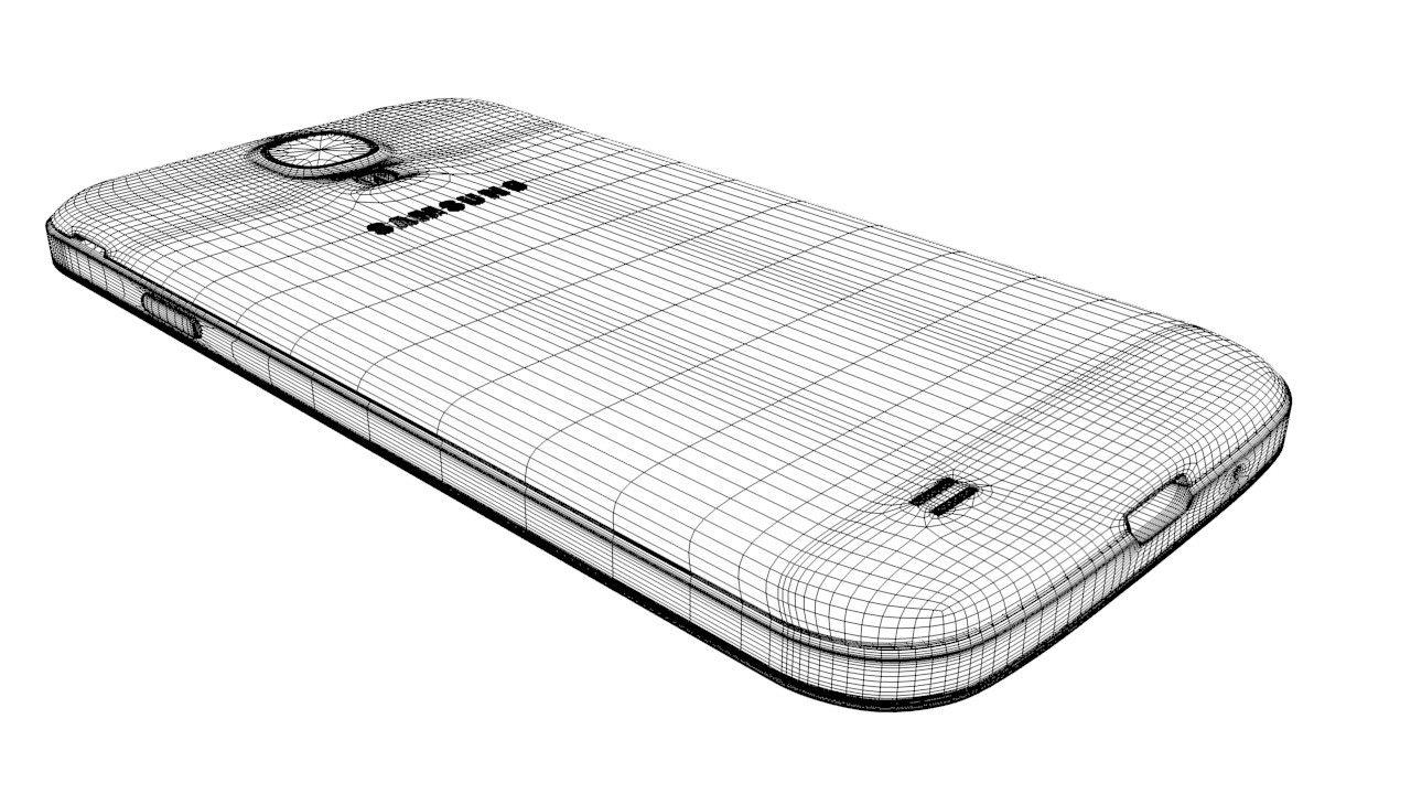 Samsung Galaxy S4 Smartphone 3D model_13
