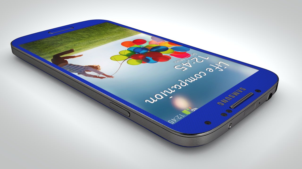 Samsung Galaxy S4 Smartphone 3D model_7