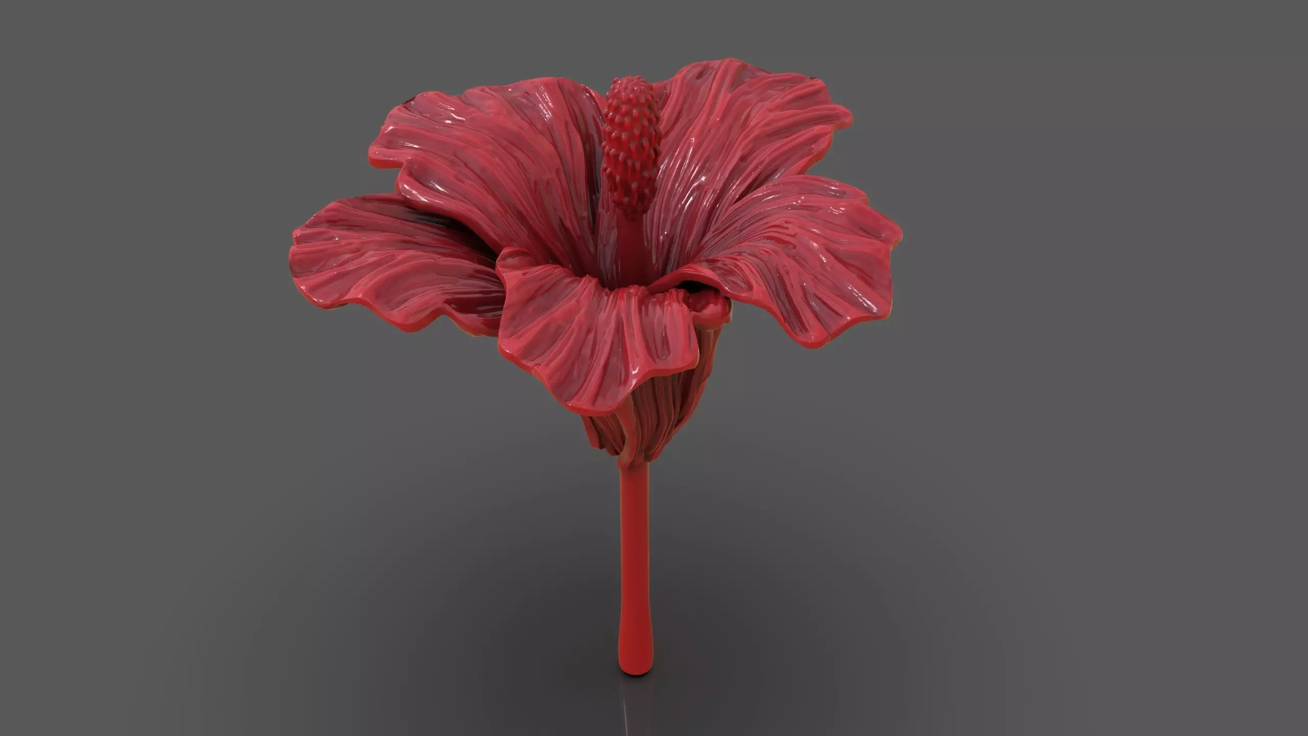 Hibiscus Flower Sculpt 3D print model