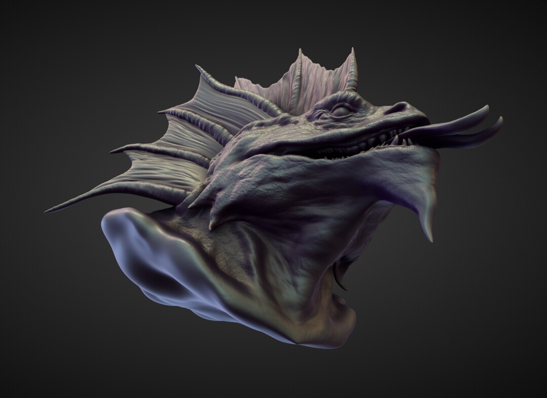 HEAD56 high poly sculpt 3D model_2