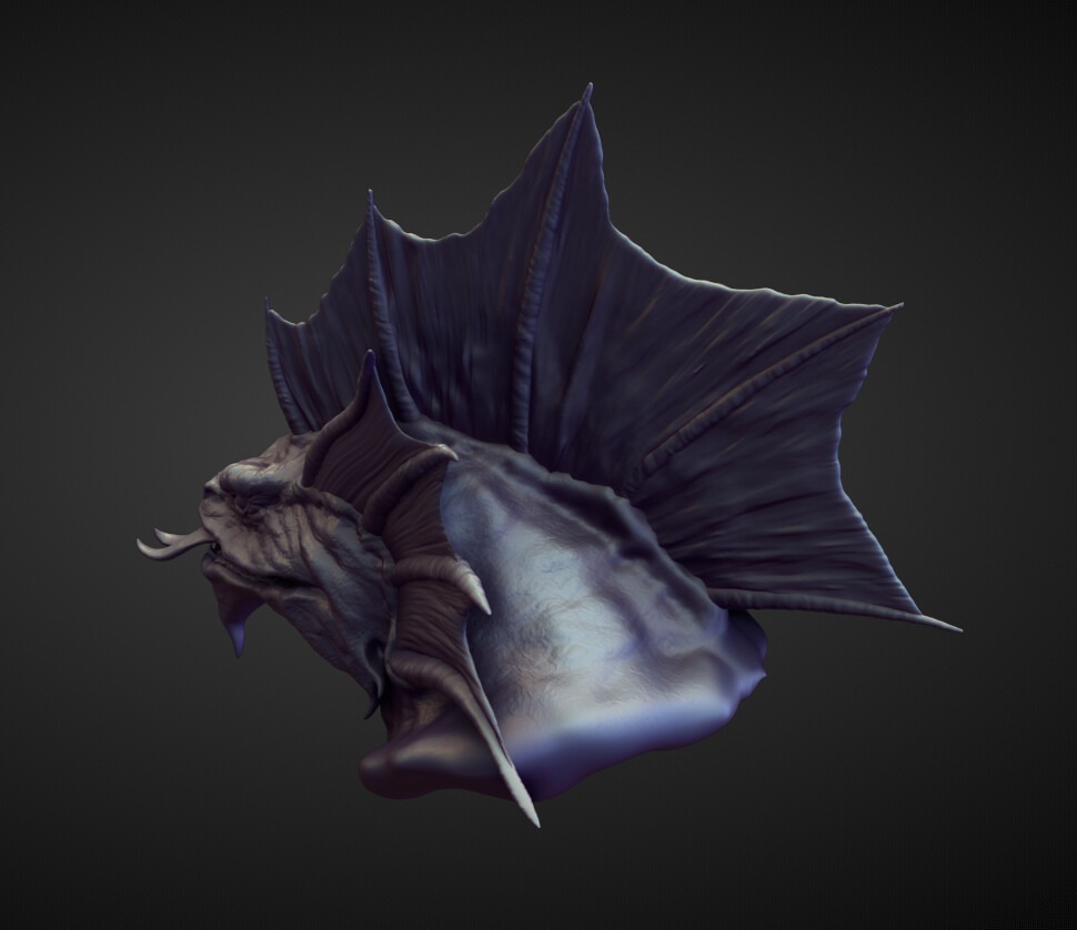 HEAD56 high poly sculpt 3D model_3