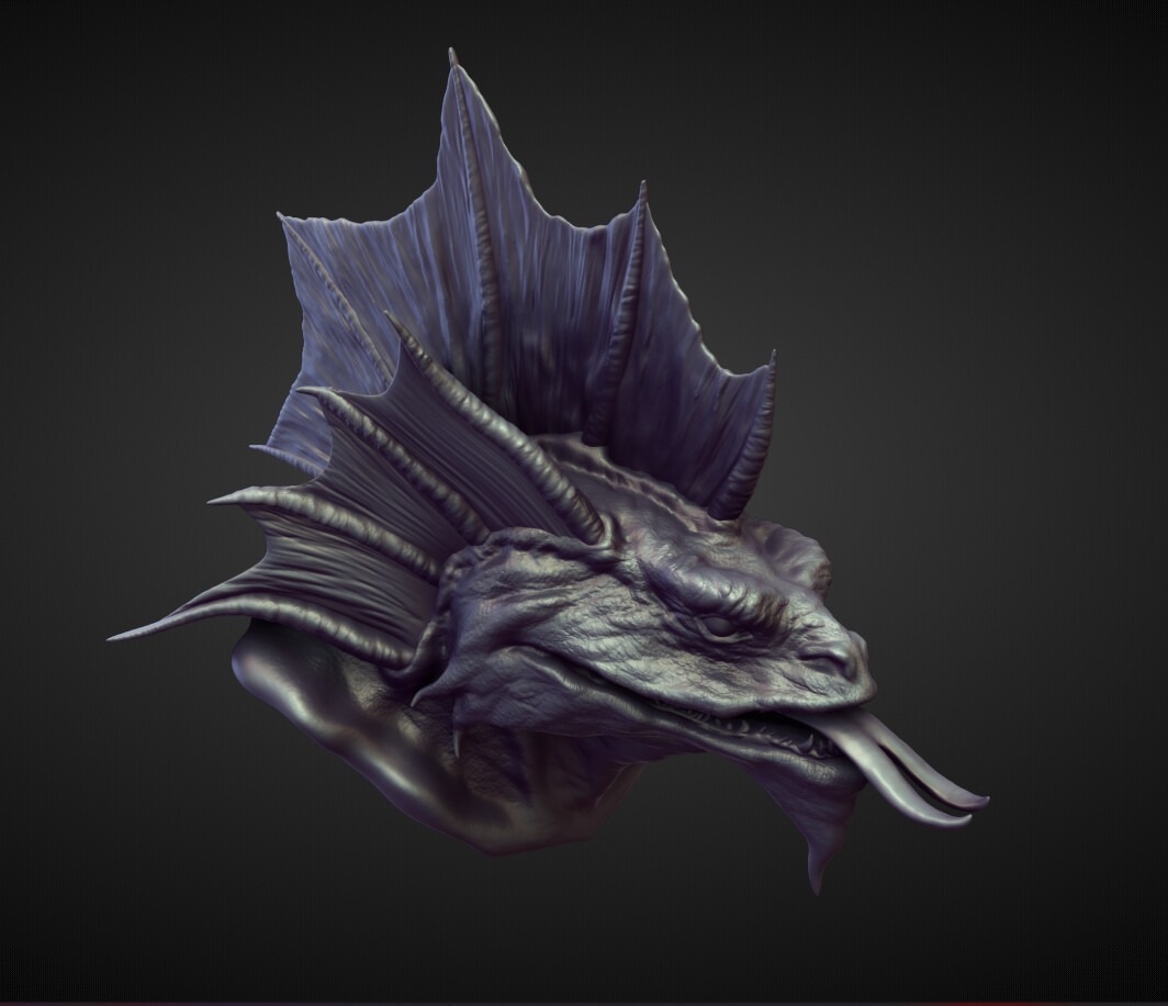 HEAD56 high poly sculpt 3D model_1