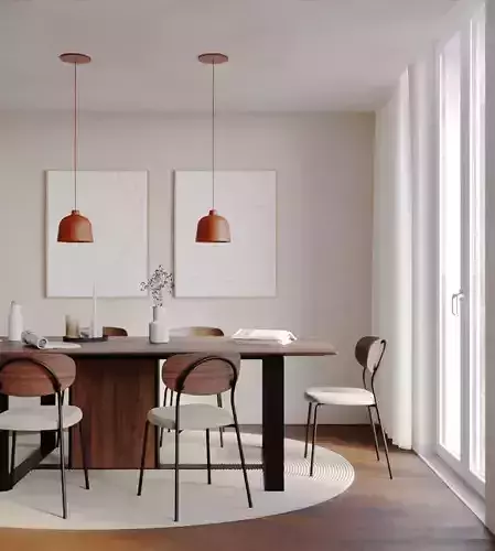 Dining Set 04 3D model Dining Set 04 3D model