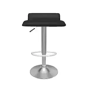Modern Black Bar Chair 3D Model for Minimalist Interior Design