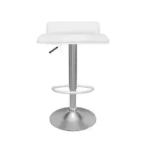 Modern White Bar Stool - Stylish Kitchen or Bar Chair