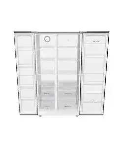 Modern Side-by-Side Refrigerator 3D Model for Kitchen Interiors