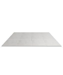 Modern Grey Table 34x51 cm - 3D Model for Home and Office Fur... Low-poly 3D model