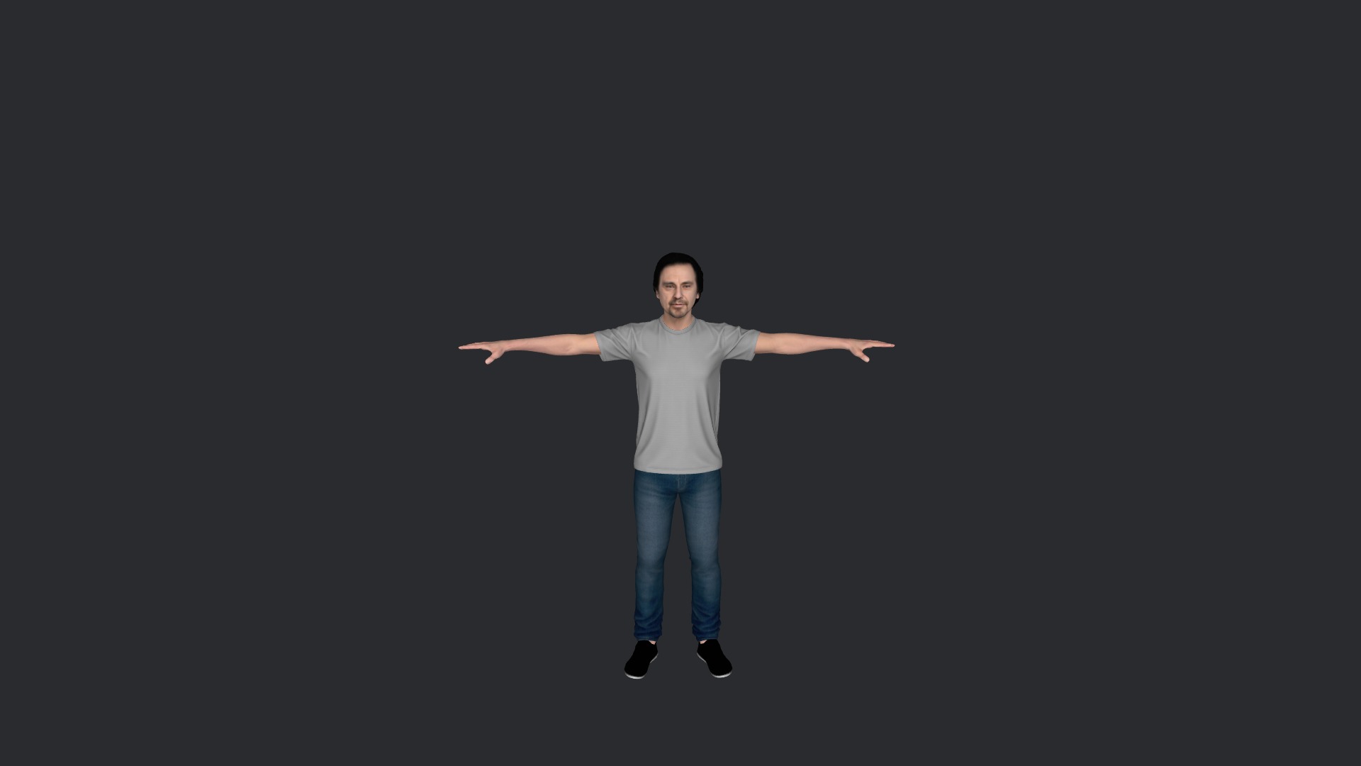 Al-Pacino Hyper Realistic Full Body Fully Rigged 3D Character Low-poly 3D model_28