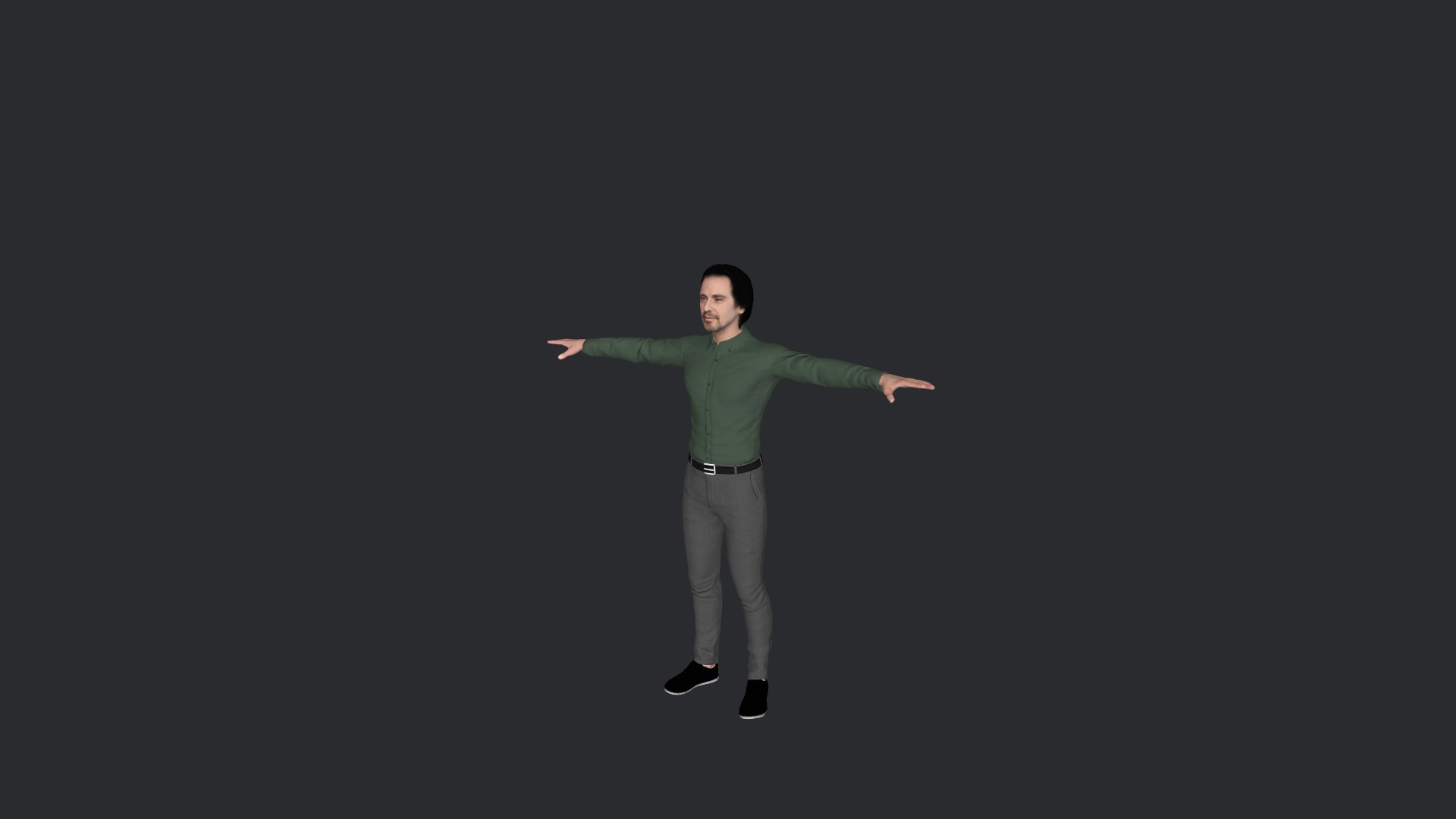 Al-Pacino Hyper Realistic Full Body Fully Rigged 3D Character Low-poly 3D model_13