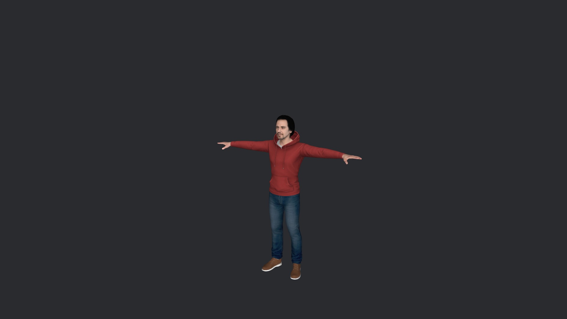 Al-Pacino Hyper Realistic Full Body Fully Rigged 3D Character Low-poly 3D model_10