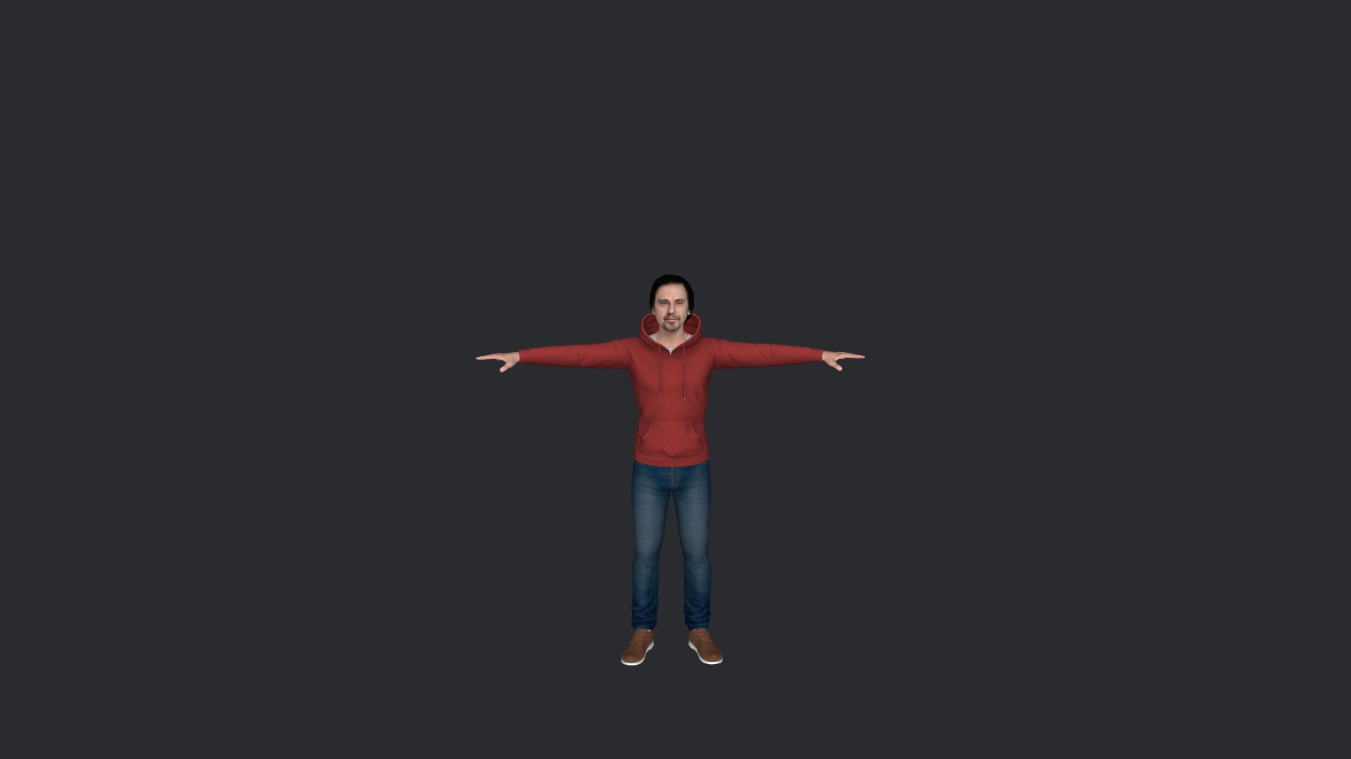 Al-Pacino Hyper Realistic Full Body Fully Rigged 3D Character Low-poly 3D model_18