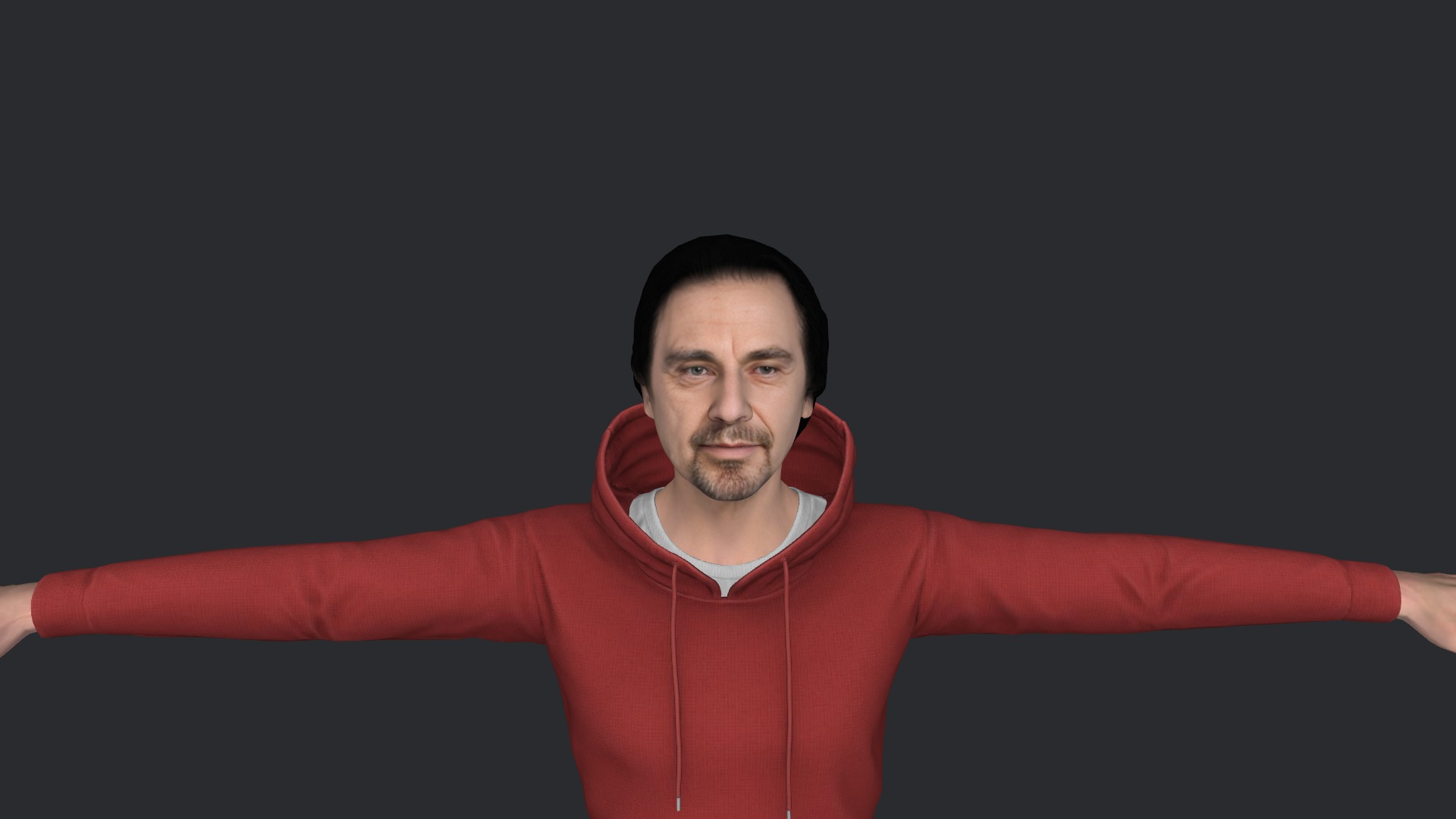 Al-Pacino Hyper Realistic Full Body Fully Rigged 3D Character Low-poly 3D model_27