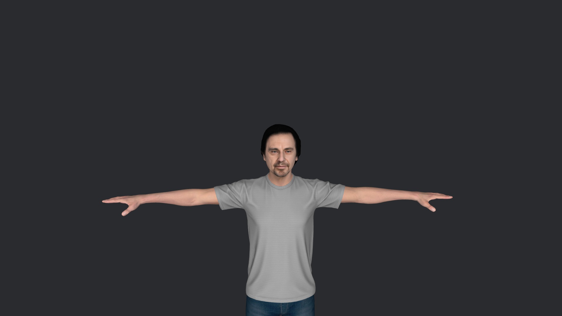 Al-Pacino Hyper Realistic Full Body Fully Rigged 3D Character Low-poly 3D model_26
