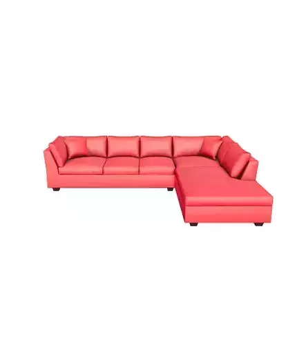 Modern Sectional Sofa 3D Model for Interior Design