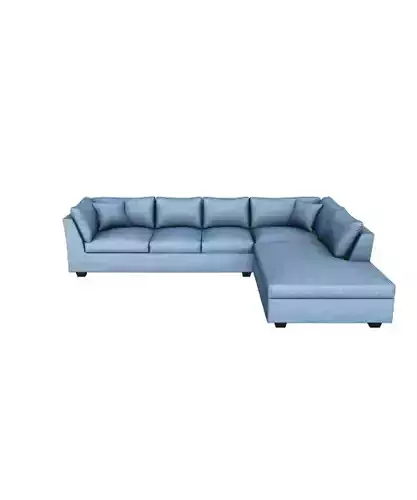 Plush Velvet Sectional Sofa in Petroleum Blue for Modern Living Rooms