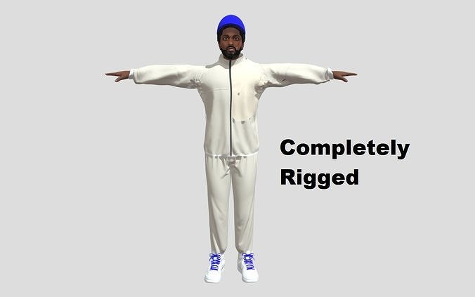 Kendrick Lamar 3D model