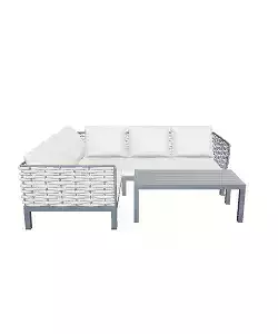 Modern Aluminum Sectional Sofa - Home Furniture 3D Model