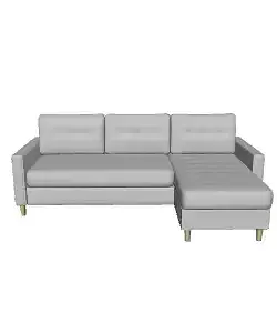 Modern Sectional Sofa 3D Model for Interior Design