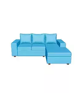 Elegant 3-Seat Sectional Sofa 3D Model for Interior Design