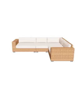 Versatile Interchangeable Sectional Sofa 3D Model - Perfect f... Low-poly 3D model_0