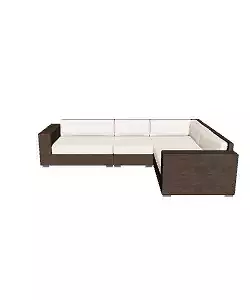 Customizable Sectional Sofa with Interchangeable Sides for Living Room