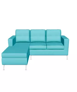 Modern Sectional Sofa Furniture 3D Model Low-poly 3D model_0