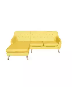 3D Sectional Velvet Sofa for Home Interior Design