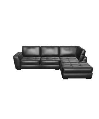 3D Sectional Right Sofa for Living Room Low-poly 3D model_0