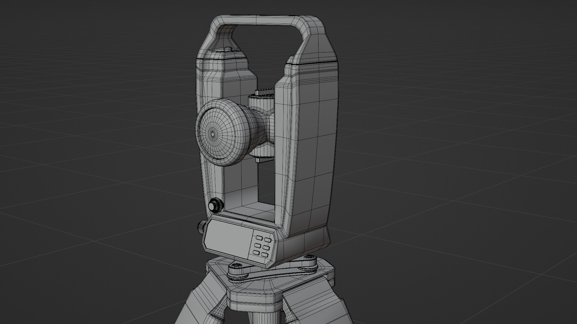 Theodolite - Generic Model 3D model_37