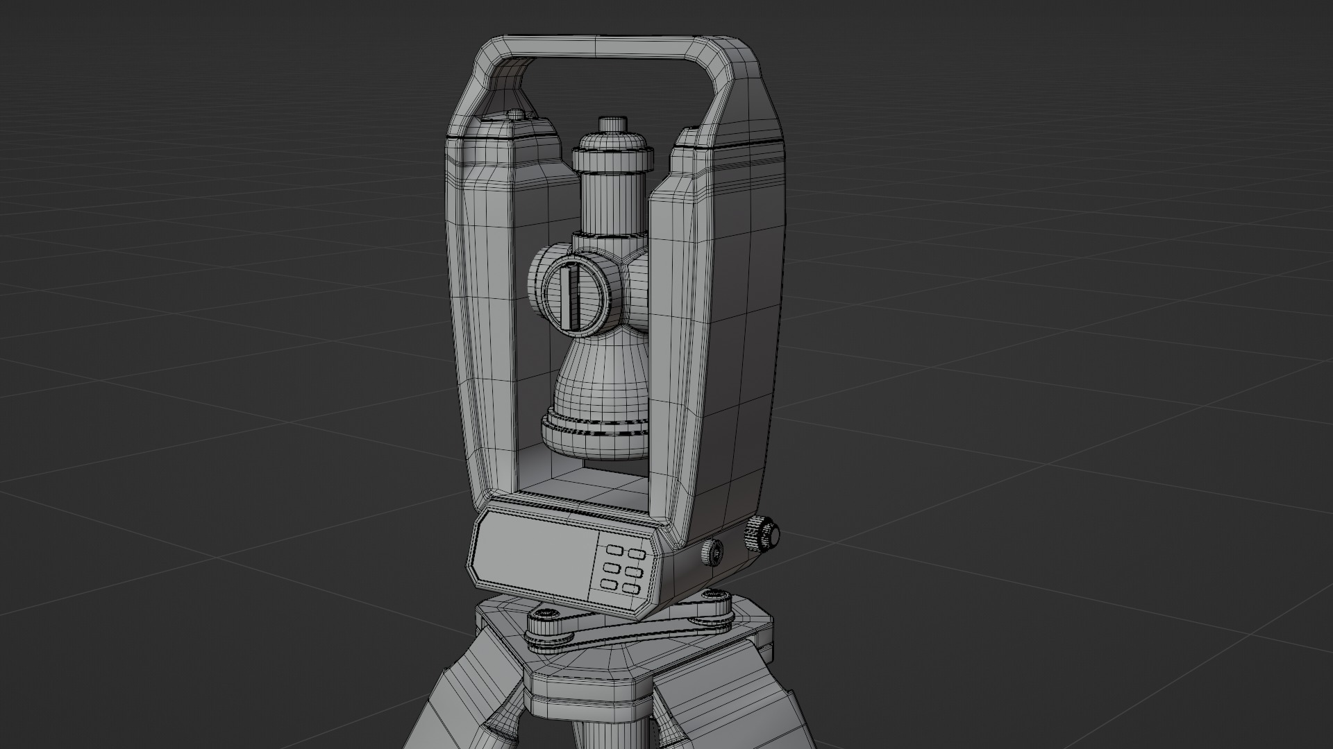 Theodolite - Generic Model 3D model_41