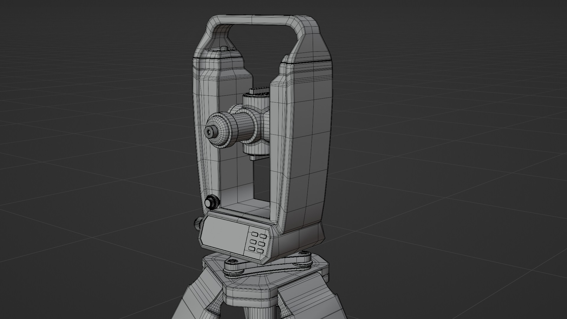 Theodolite - Generic Model 3D model_39