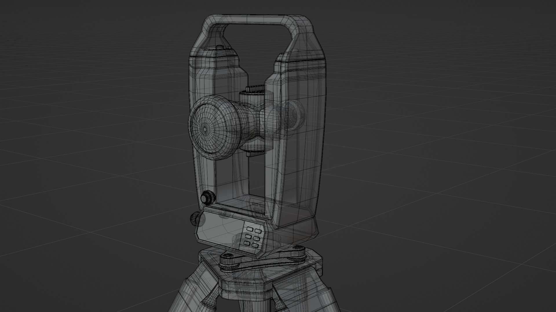 Theodolite - Generic Model 3D model_49